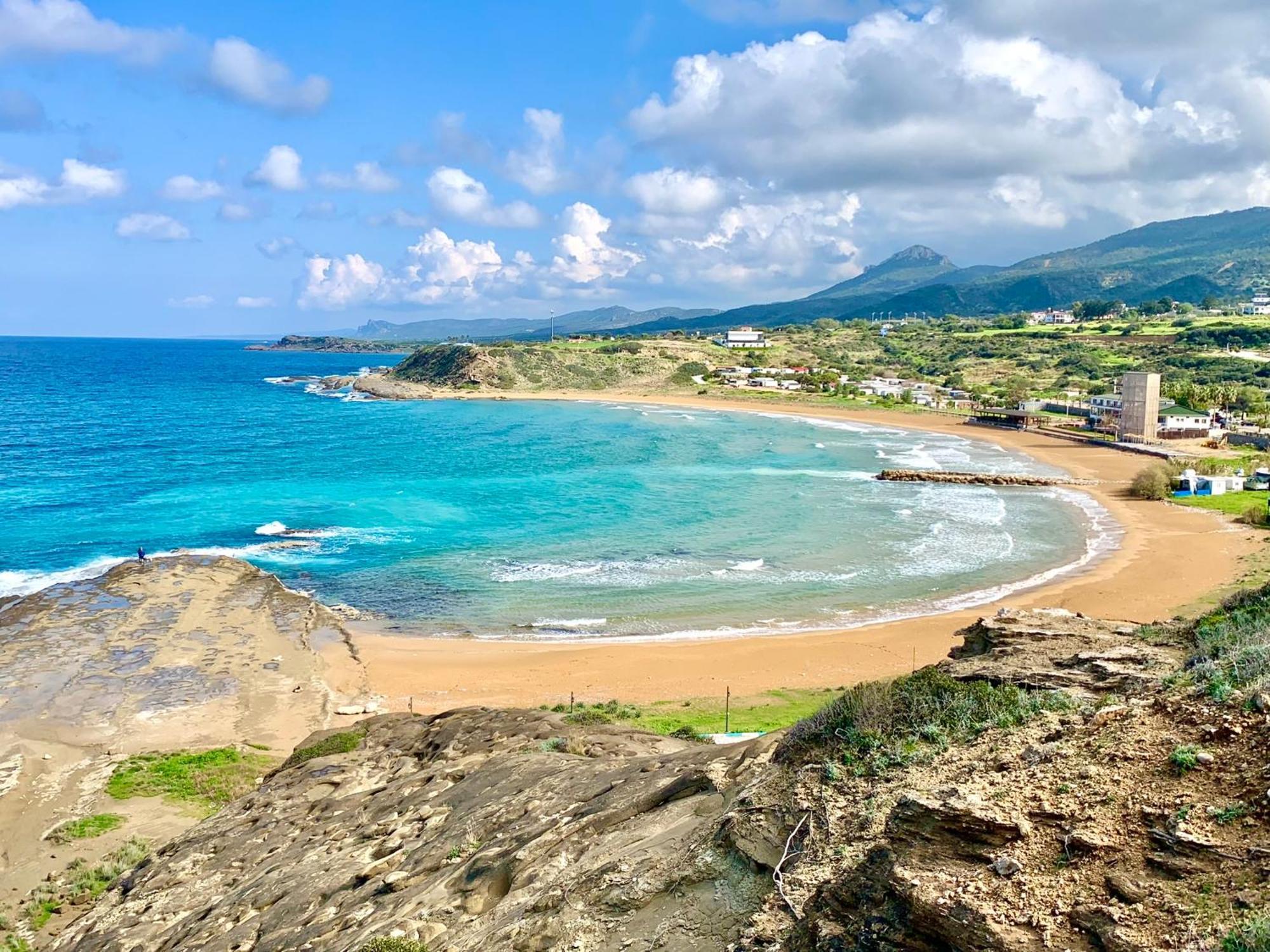 Boho Bay Apartment Akanthou Bagian luar foto